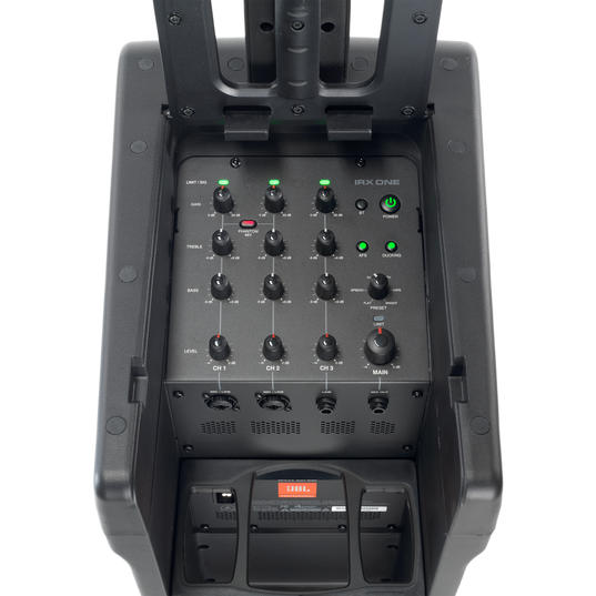 JBL IRX ONE - Black - All-in-One Column PA with Built-In Mixer and Bluetooth Streaming - Detailshot 5