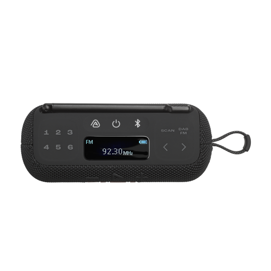 JBL Tuner 3 - Black - Portable DAB/DAB+/FM radio with Bluetooth - Top
