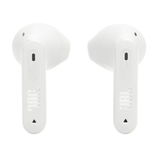 JBL Tune Flex 2 - White - True Wireless Noise Cancelling Earbuds - Front