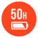 50 小時總播放時間加上無線充電