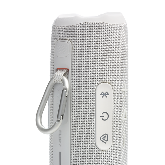 JBL Flip 7 - White - Portable waterproof and drop-proof  speaker - Detailshot 4