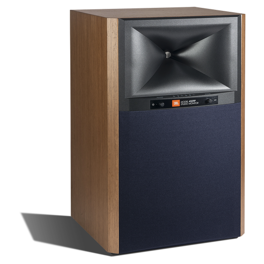 4329P Studio Monitor Powered Loudspeaker System - Natural Walnut - Powered Bookshelf Loudspeaker System - Detailshot 2