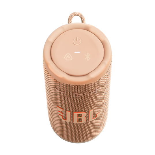 JBL Grip - Orange - Compact Bluetooth speaker with bold JBL Pro Sound and ambient light - Top