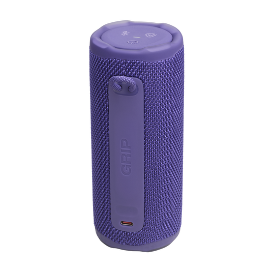 JBL Grip - Purple - Compact Bluetooth speaker with bold JBL Pro Sound and ambient light - Back