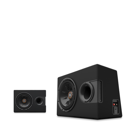 S2-1024SS - Black - 10" (250mm) Slipstream ported enclosure - Hero