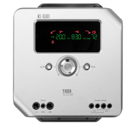 MS A5001 - Black - 1-channel subwoofer amplifier (500 watts x 1) - Front