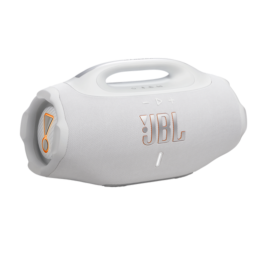 JBL Boombox 4 - White - Most powerful JBL portable waterproof speaker with massive JBL Pro Sound - Hero