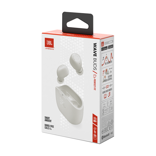 JBL Wave Buds - White - True wireless earbuds - Detailshot 10