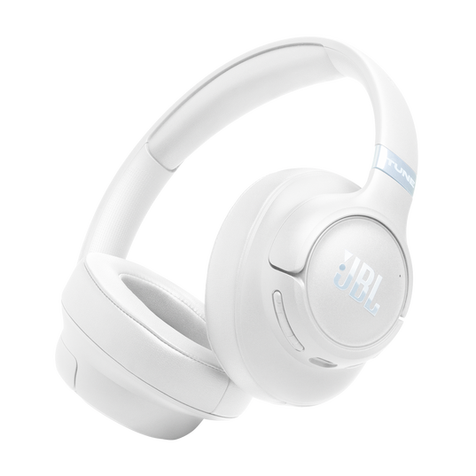 JBL Tune 780NC - White - Wireless over-ear Noise Cancelling headphones - Hero