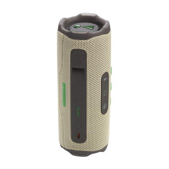 JBL Flip 7 - Sand - Portable waterproof and drop-proof  speaker - Back
