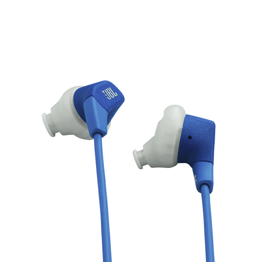 JBL Endurance Run 3 - Blue - Wired Sport Headphones - Detailshot 1