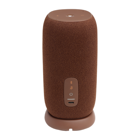 JBL Link Portable - Brown - Portable Wi-Fi Speaker - Back