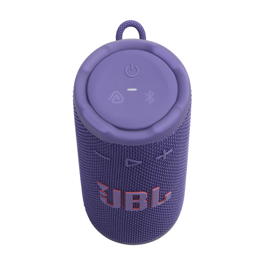 JBL Grip - Purple - Compact Bluetooth speaker with bold JBL Pro Sound and ambient light - Top