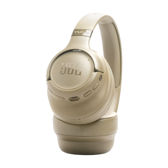 JBL Tune 780NC - Beige - Wireless over-ear Noise Cancelling headphones - Right
