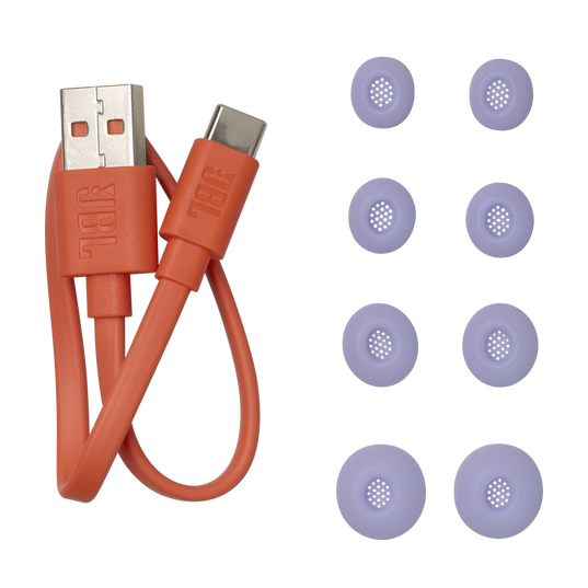 JBL Live Beam 3 - Purple - True wireless noise-cancelling closed-stick earbuds - Detailshot 13