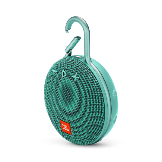 JBL Clip 3 - River Teal - Portable Bluetooth® speaker - Hero