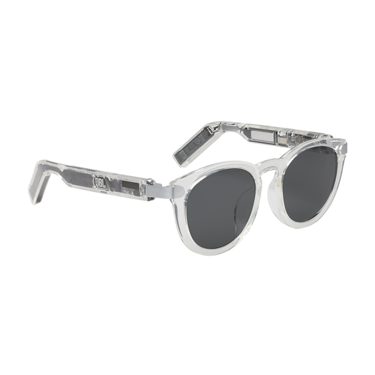 JBL Soundgear Frames Round - Pearl - Audio Glasses - Hero