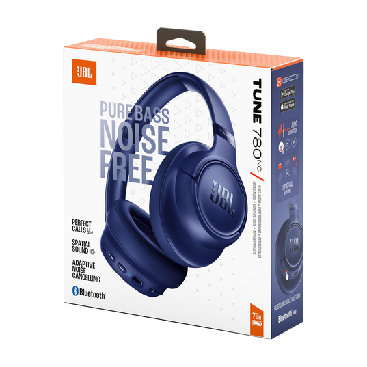 JBL Tune 780NC - Blue - Wireless over-ear Noise Cancelling headphones - Detailshot 15
