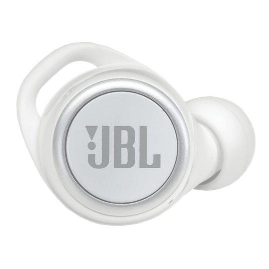 JBL Live 300TWS - White Gloss - True wireless earbuds - Detailshot 1