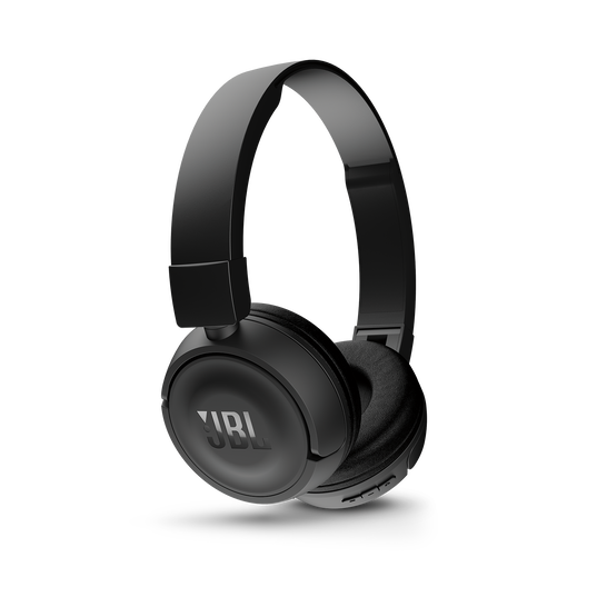 JBL T450BT - Black - Wireless on-ear headphones - Detailshot 2