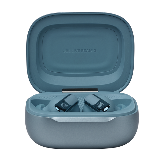 JBL Live Beam 3 - Blue - True wireless noise-cancelling closed-stick earbuds - Detailshot 3