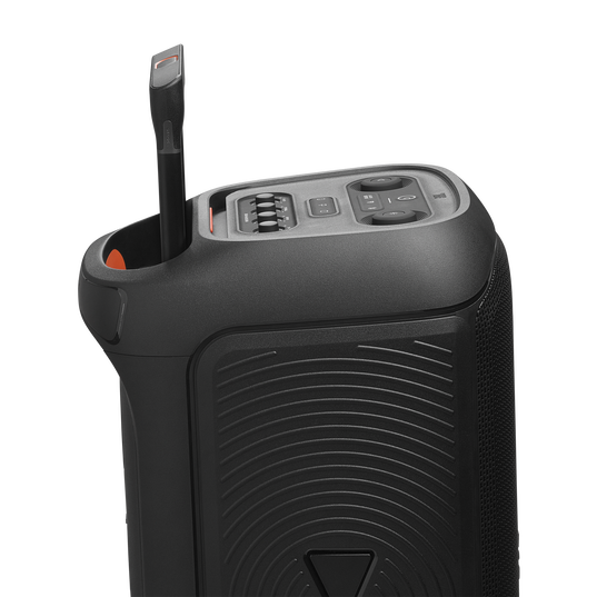 JBL PartyBox Stage 320 - Black - Portable party speaker with wheels - Detailshot 2