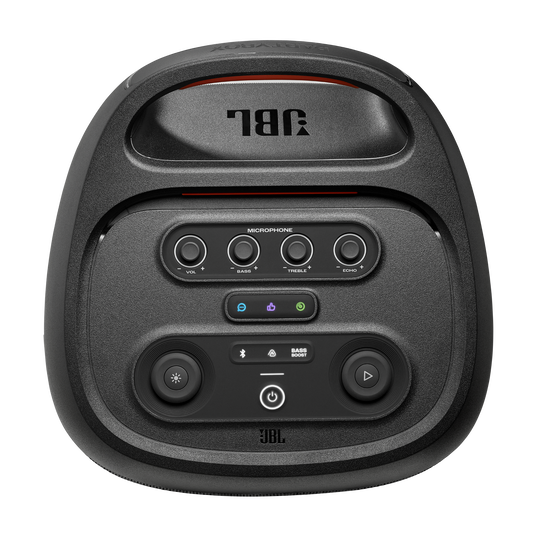 JBL PartyBox 720 - Black - Loudest battery-powered JBL party speaker with superior JBL Pro Sound and a futuristic lightshow - Top