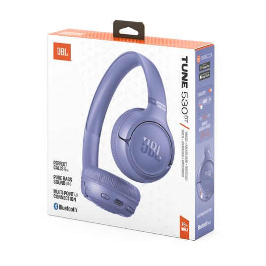 JBL Tune 530BT - Digital Lavender - Wireless on-ear Bluetooth&reg; headphones - Detailshot 15