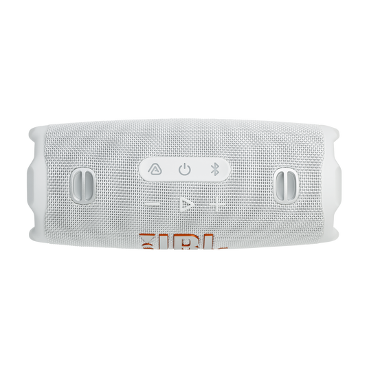 JBL Charge 6 - White - Portable waterproof and drop-proof Bluetooth speaker - Top