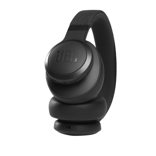 JBL Live 660NC - Black - Wireless over-ear NC headphones - Detailshot 4
