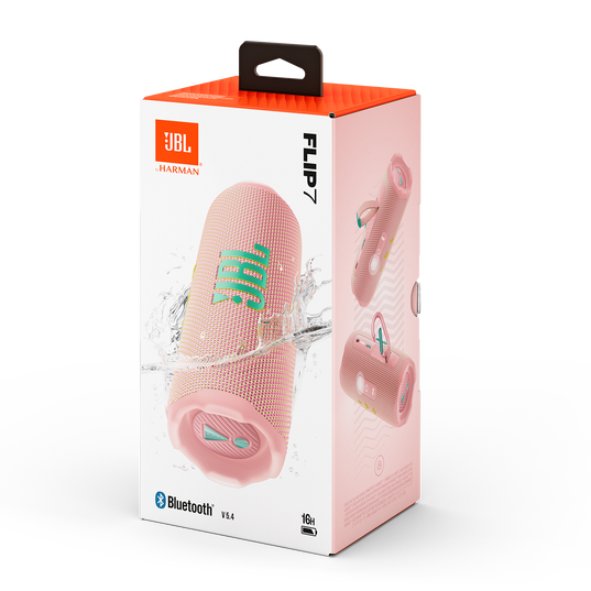 JBL Flip 7 - Pink - Portable waterproof and drop-proof  speaker - Detailshot 9