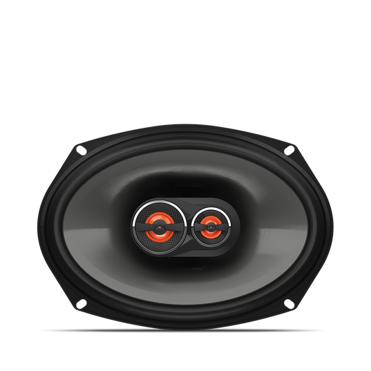 GX963 - Black - 6" x 9" three-way car audio loudspeaker, 210W - Front