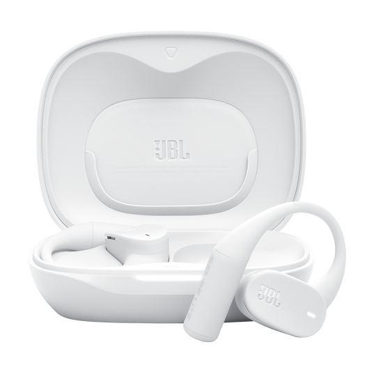 JBL Sense Lite - White - True Wireless Open-ear Headphones - Hero