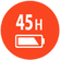45 小時的播放時間