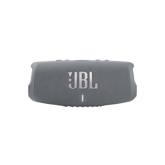 JBL Charge 5 - Grey - Portable Waterproof Speaker with Powerbank - Front