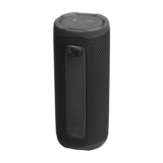 JBL Grip - Black - Compact Bluetooth speaker with bold JBL Pro Sound and ambient light - Back
