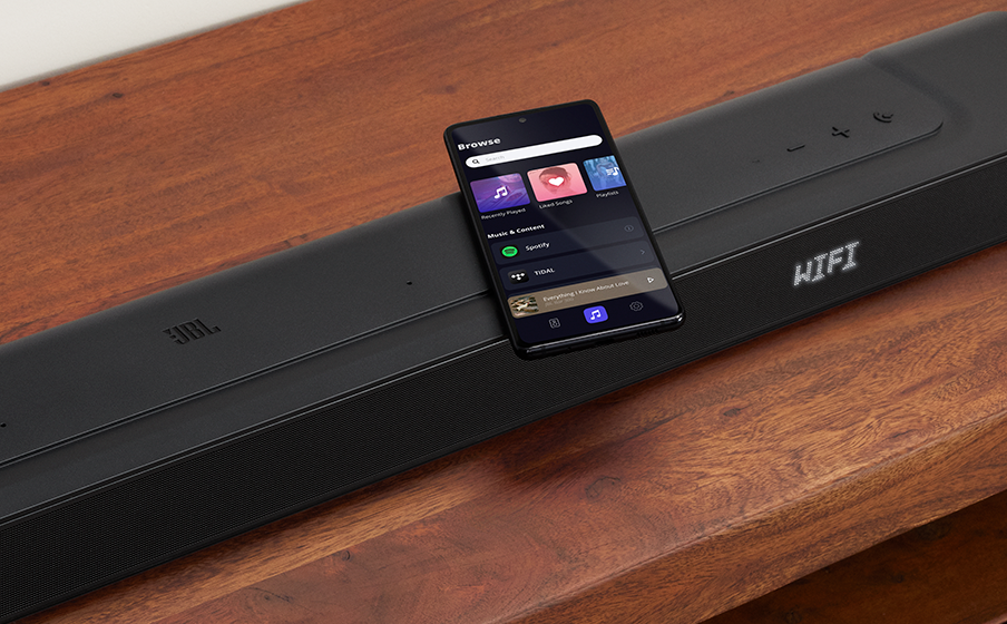 內建 Wi-Fi 與 AirPlay、Alexa Multi-Room Music 和 Chromecast built-in™