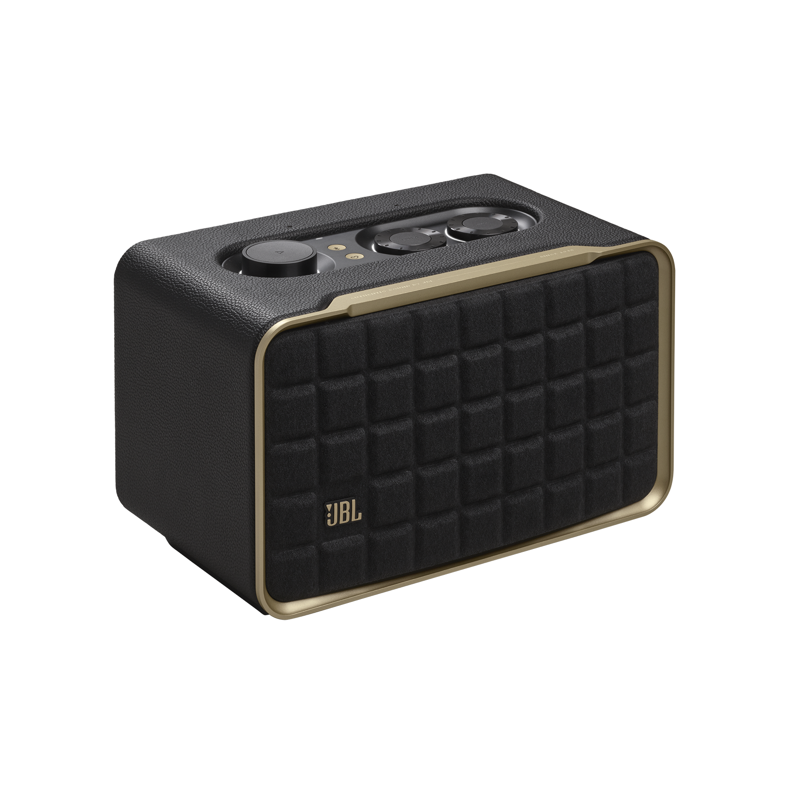 JBL Authentics 200 | Smart home speaker with Wi-Fi, Bluetooth and Voice  Assistants with retro design