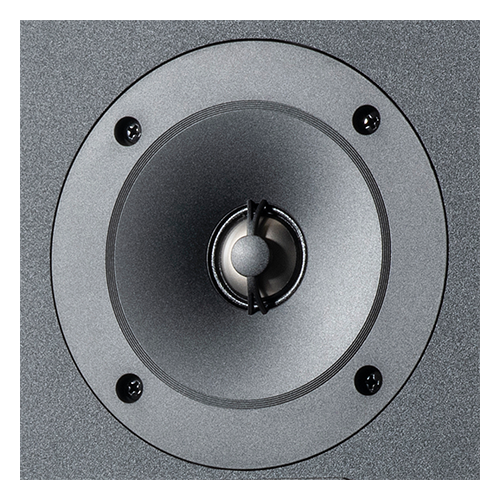 1-inch (25mm) Titanium dome tweeter mated to acoustic lens waveguide