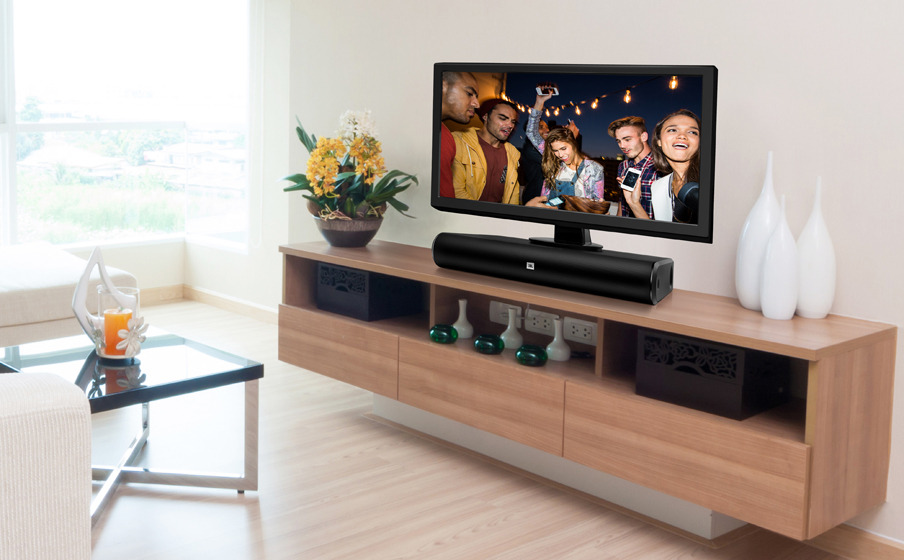 方便的電視“基座”音響系統-無需壁掛式安裝